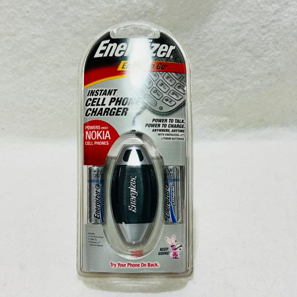 Energizer Energi To Go Instant Cell Phone Charger for Nokia Portable Power New